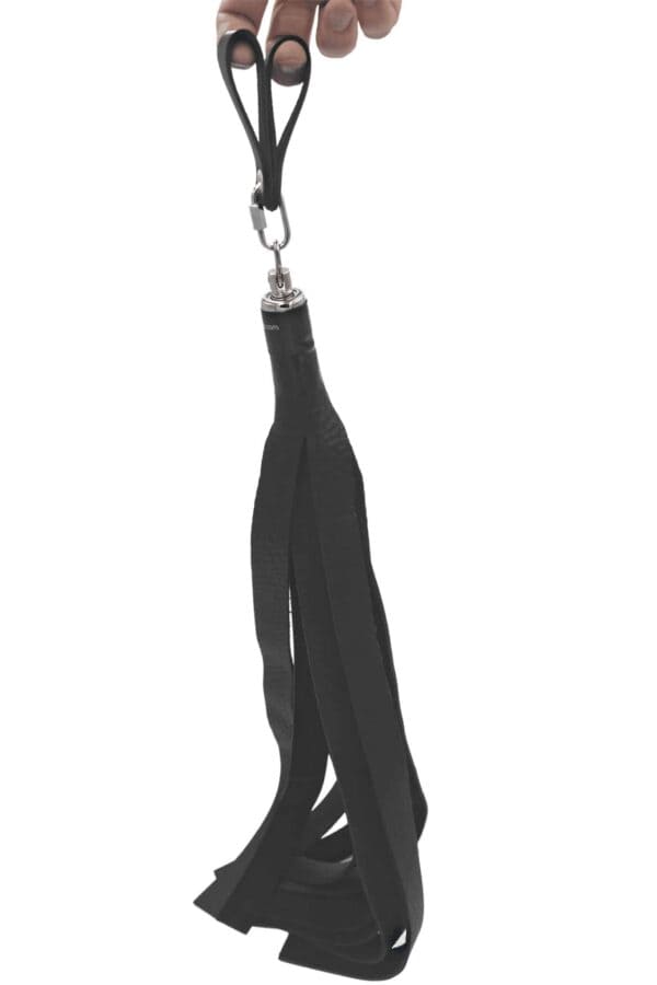 Bull Hide Floggers: 1" Falls With Finger Loops (choice of 3 colors) - Image 4