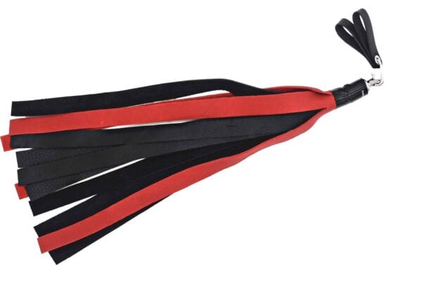 Bull Hide Floggers: 1" Falls With Finger Loops (choice of 3 colors) - Image 7
