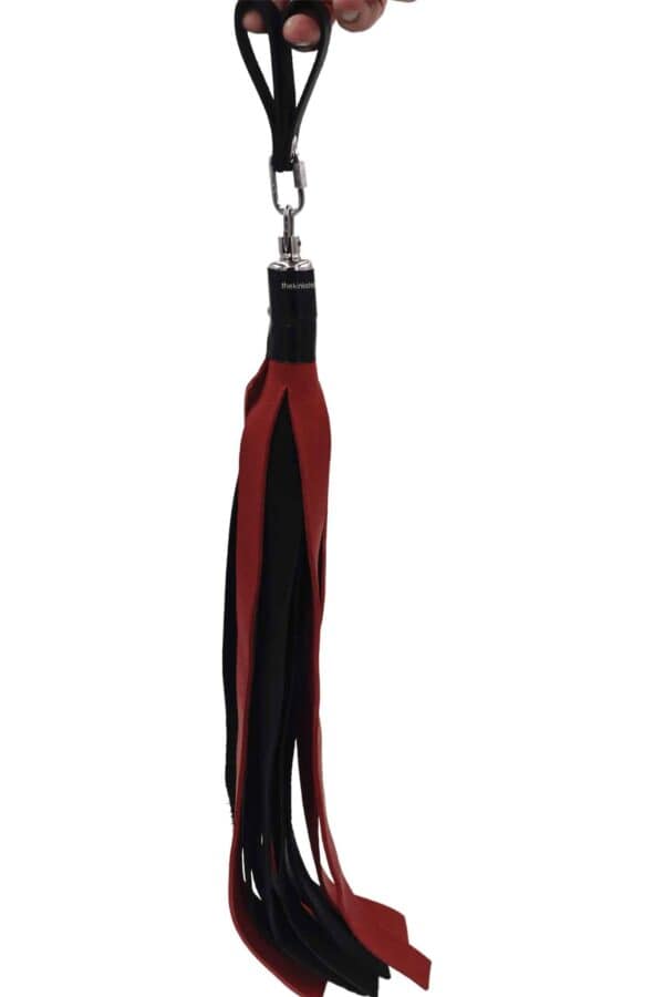 Bull Hide Floggers: 1" Falls With Finger Loops (choice of 3 colors) - Image 8