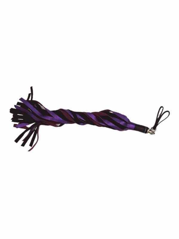 Metallic Leather Floggers, w/Fingerloops (Available in multiple dazzling colors) - Image 9