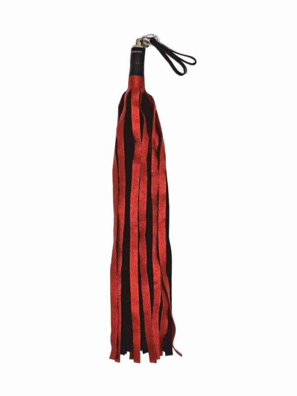 Metallic Leather Floggers, w/Fingerloops (Available in multiple dazzling colors) - Image 5