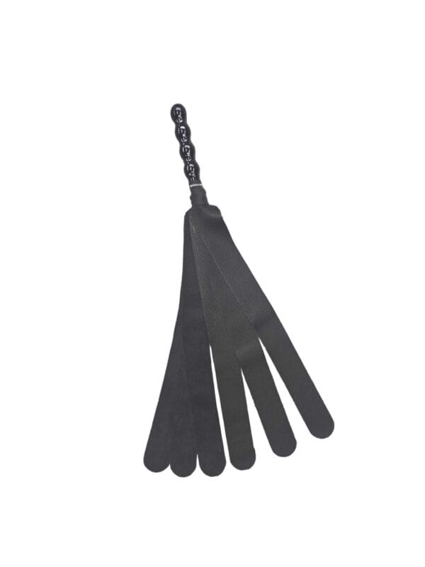 Six-Tail Whip, Black, Leather Backstrap